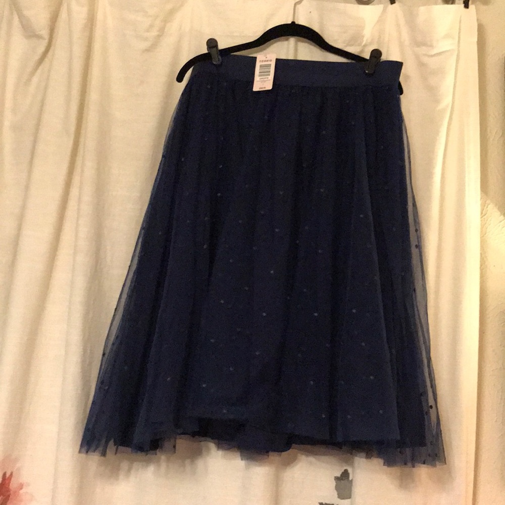 Torrid mesh midi skirt